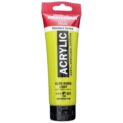 AMS AKRİLİK BOYA 120 ML OLIVE GREEN LT.